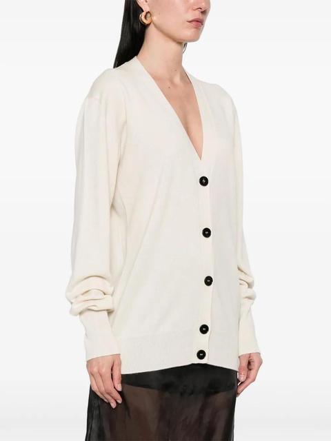 Jil Sander V-neck cardigan - Neutrals - zdjęcie produktu nr 2