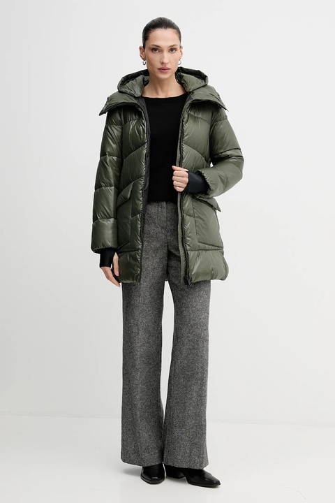 Sisley sweter wełniany damski kolor czarny lekki 11BAM1A48 - zdjęcie produktu nr 1