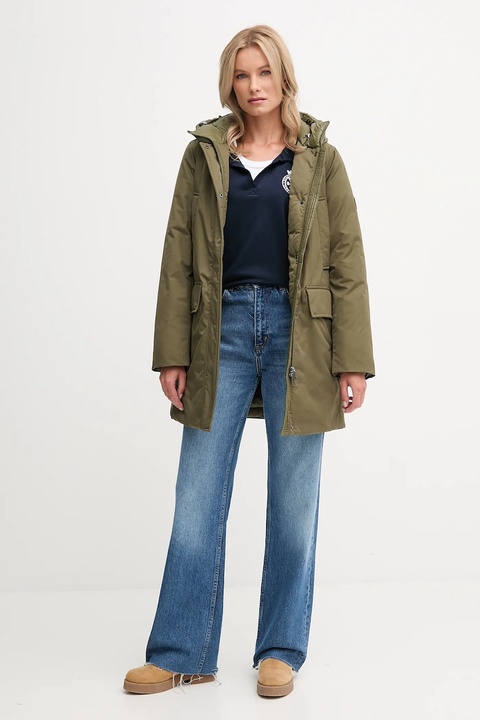 Tommy Hilfiger bluza damska kolor granatowy z aplikacją UW0UW06078 - zdjęcie produktu nr 2