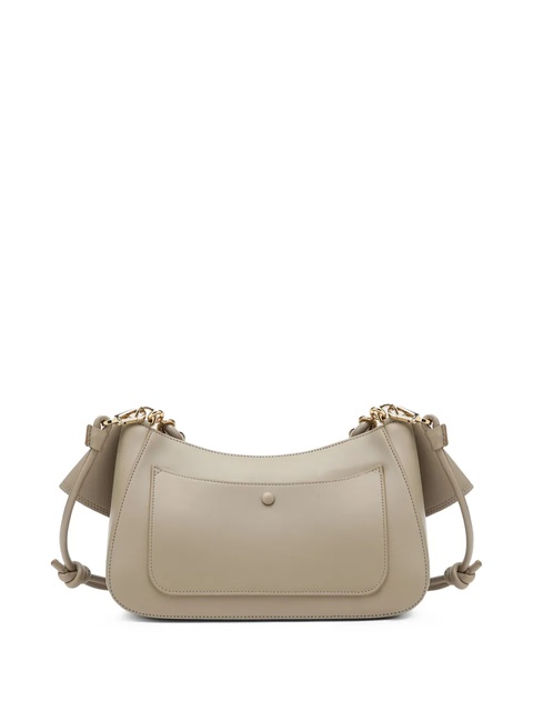 LOEWE medium Ola chain-embellished flap shoulder bag - Neutrals - zdjęcie produktu nr 2