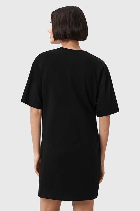 AllSaints sukienka bawełniana IVANA kolor czarny mini oversize W077DD - zdjęcie produktu nr 2