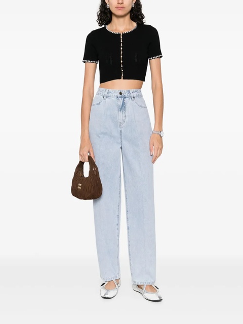 SANDRO logo-patch jeans - Blue - zdjęcie produktu nr 2