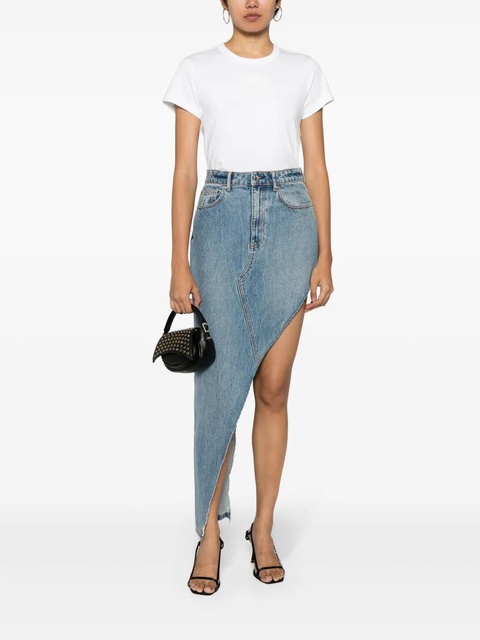 Alexander Wang logo-embossed T-shirt - White - zdjęcie produktu nr 2