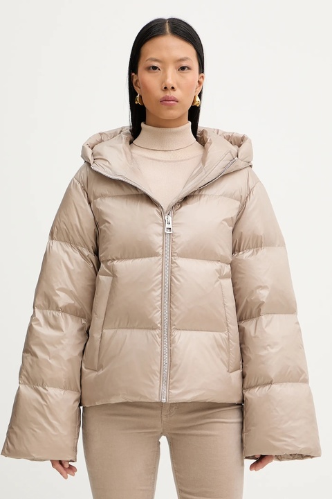 Marc O'Polo kurtka puchowa kolor beżowy zimowa 510099870185 - zdjęcie produktu nr 1