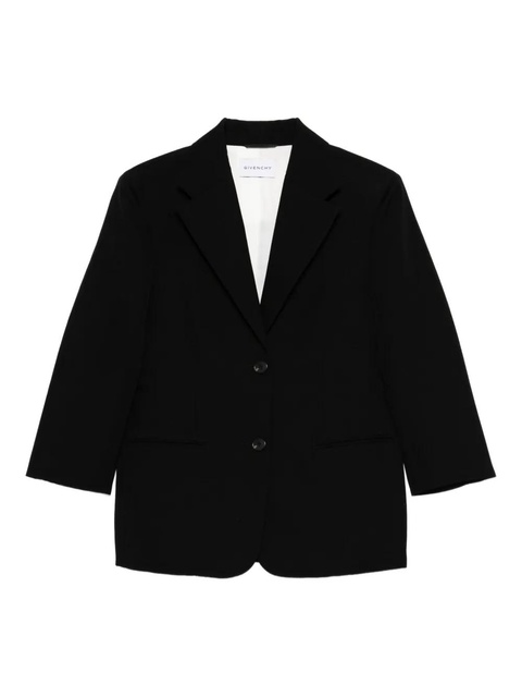 Givenchy three-button notched-lapel jacket - Black - zdjęcie produktu nr 1