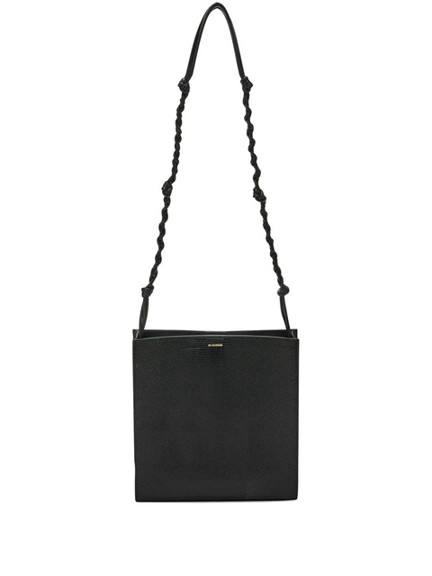 Jil Sander medium Tangle lizard-embossed crossbody bag - Black - zdjęcie produktu nr 1
