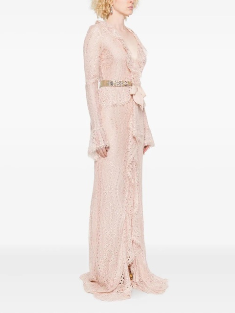 PUCCI embellished belted lace gown - Pink - zdjęcie produktu nr 2
