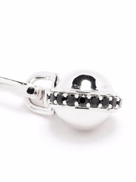 Missoma Pavé Sphere clip-on pendant - Silver - zdjęcie produktu nr 2