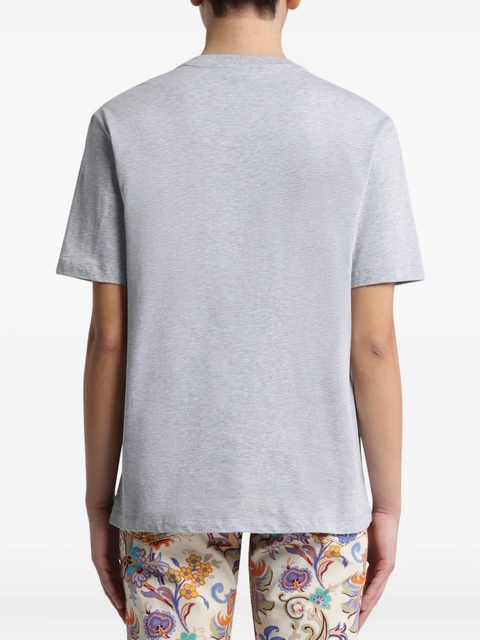 ETRO Pegaso-motif T-shirt - Grey - zdjęcie produktu nr 1