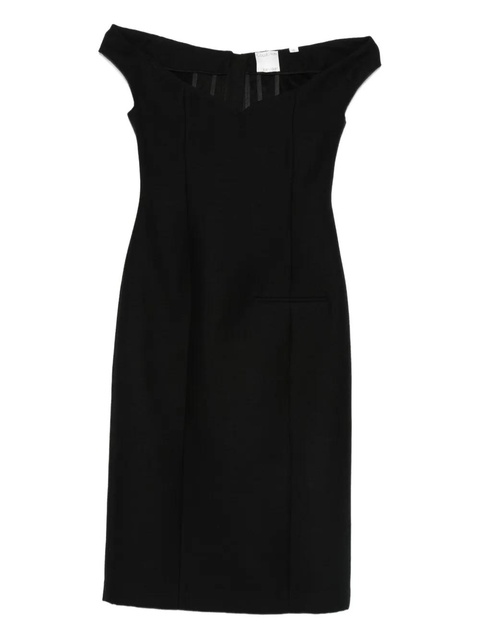 CALVIN KLEIN COLLECTION v-neck sleeveless dress - Black - zdjęcie produktu nr 1