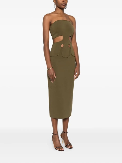 Cult Gaia sleeveless midi dress - Green - zdjęcie produktu nr 2