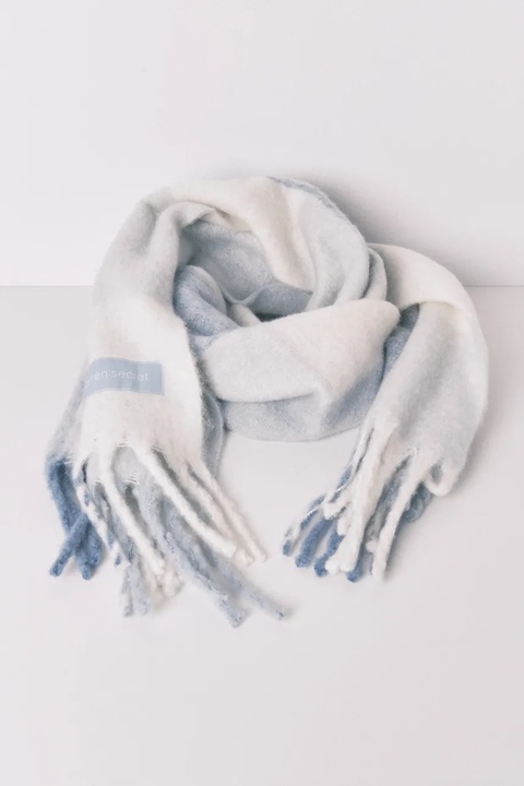 women'secret szalik damski kolor niebieski wzorzysty 5152864 - zdjęcie produktu nr 1