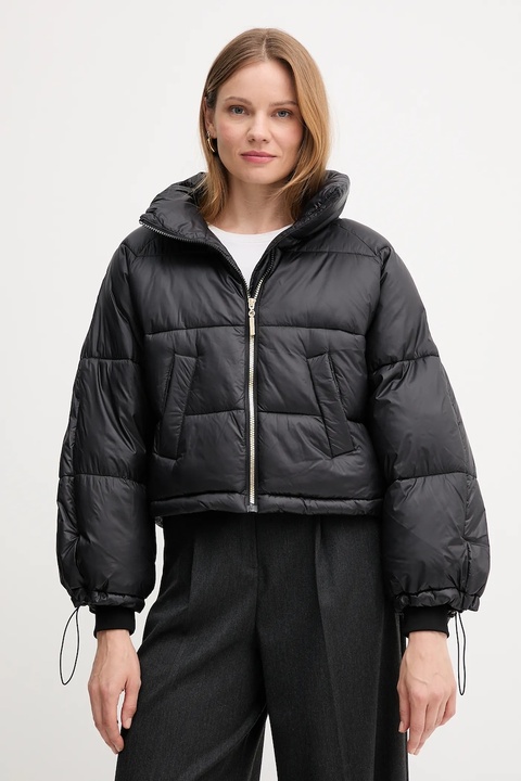 Gaudi kurtka kolor czarny zimowa oversize 521BD35012 - zdjęcie produktu nr 1