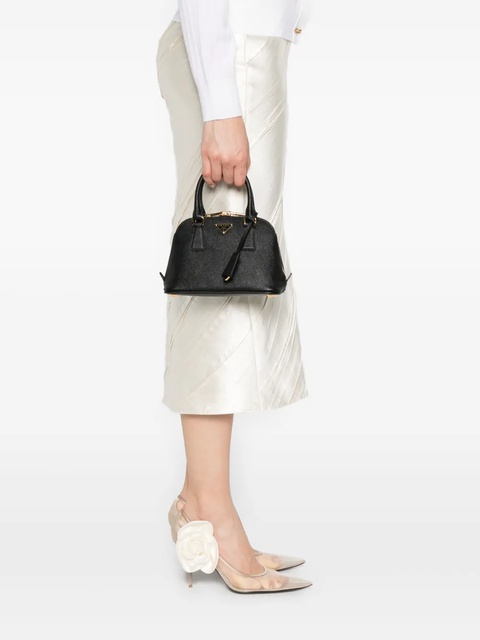 Prada saffiano-leather zip tote bag - Black - zdjęcie produktu nr 2