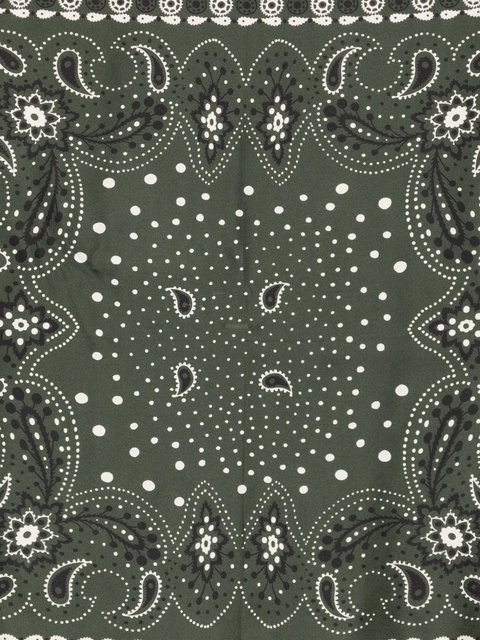 SANDRO Heritage Paisley scarf - Green - zdjęcie produktu nr 2