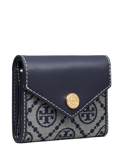 Tory Burch T-monogram envelope wallet - Blue - zdjęcie produktu nr 2