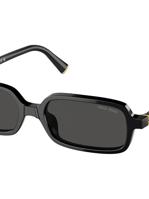 Miu Miu Eyewear rectangle-frame sunglasses - Black - zdjęcie produktu nr 2