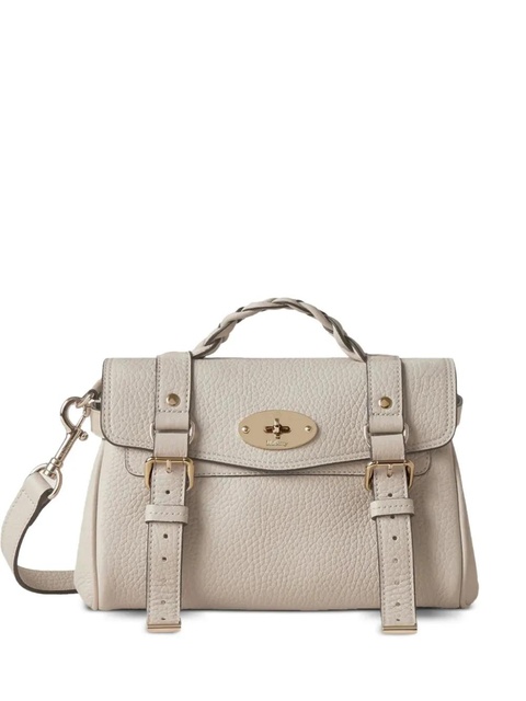 Mulberry mini Alexa braided-handle buckle bag - Neutrals - zdjęcie produktu nr 1