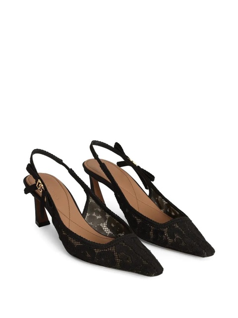 Dolce & Gabbana lace-appliqué pumps - Black - zdjęcie produktu nr 1