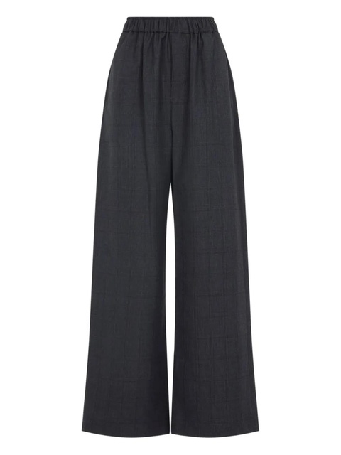 The Frankie Shop elasticated-waist wool pants - Grey - zdjęcie produktu nr 1