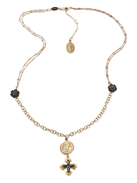 Dolce & Gabbana 18kt gold Sicily sapphire necklace - zdjęcie produktu nr 1