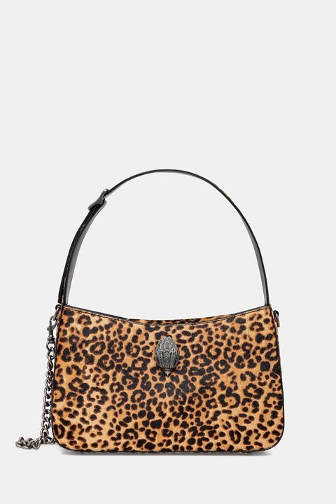 Kurt Geiger London torebka skórzana kolor brązowy 3534339019 - zdjęcie produktu nr 1