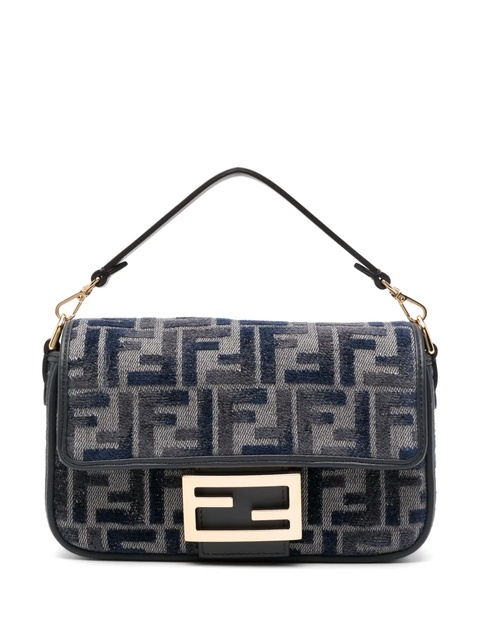 FENDI mini Baguette crossbody bag - Blue - zdjęcie produktu nr 1