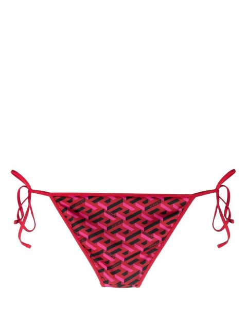 Versace graphic-print bikini bottoms - Red - zdjęcie produktu nr 2