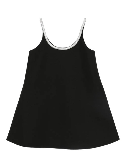 Róhe A-line appliqué mini dress - Black - zdjęcie produktu nr 1