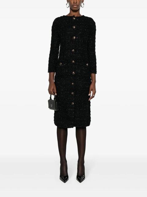 Balenciaga tweed button-up dress - Black - zdjęcie produktu nr 2