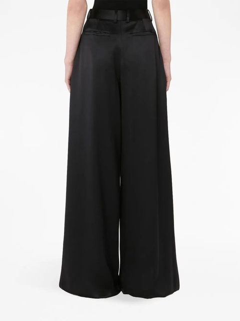 JW Anderson high-rise wide-leg trousers - Black - zdjęcie produktu nr 2