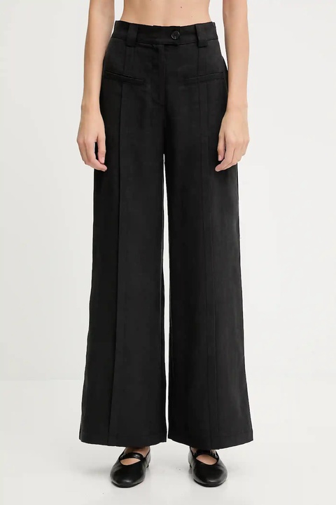 Answear.LAB spodnie damskie kolor czarny szerokie high waist - zdjęcie produktu nr 2