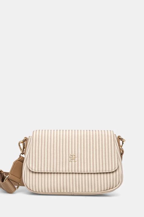 Tommy Hilfiger torebka kolor beżowy AW0AW17166 - zdjęcie produktu nr 2