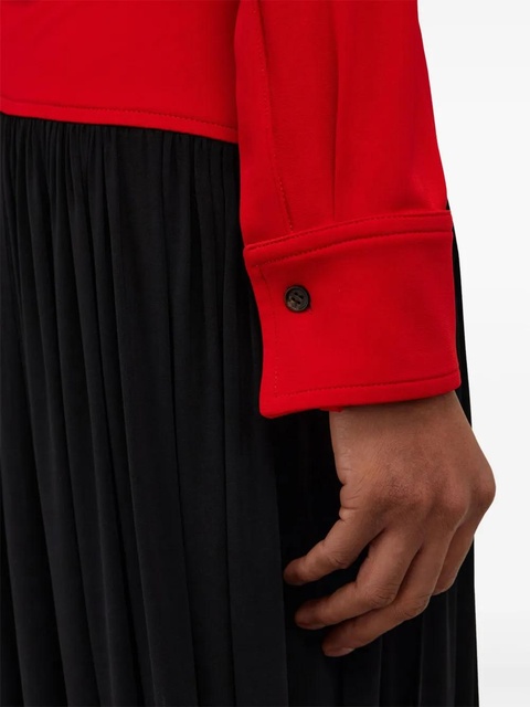 Ferragamo button-up asymmetrical dress - Red - zdjęcie produktu nr 2