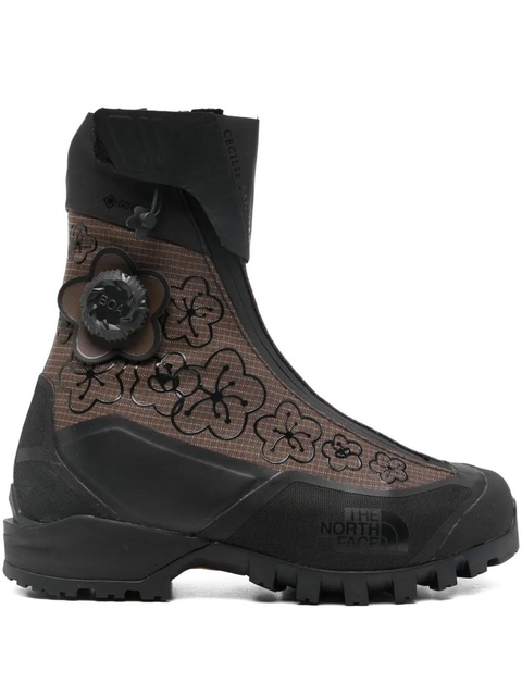Cecilie Bahnsen x The North Face 45mm floral verto ankle boots - Black - zdjęcie produktu nr 1