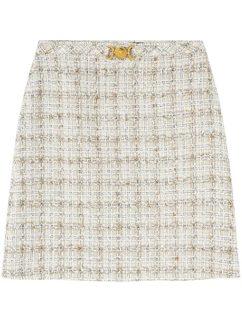 Versace tweed A-line mini skirt - Neutrals - zdjęcie produktu nr 1