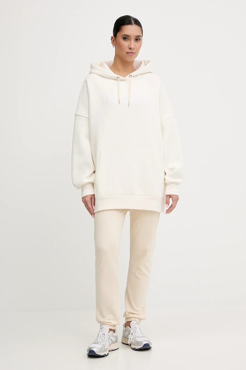 Guess bluza AELIA damska kolor beżowy z kapturem z aplikacją V5BQ12 KB681 - zdjęcie produktu nr 1