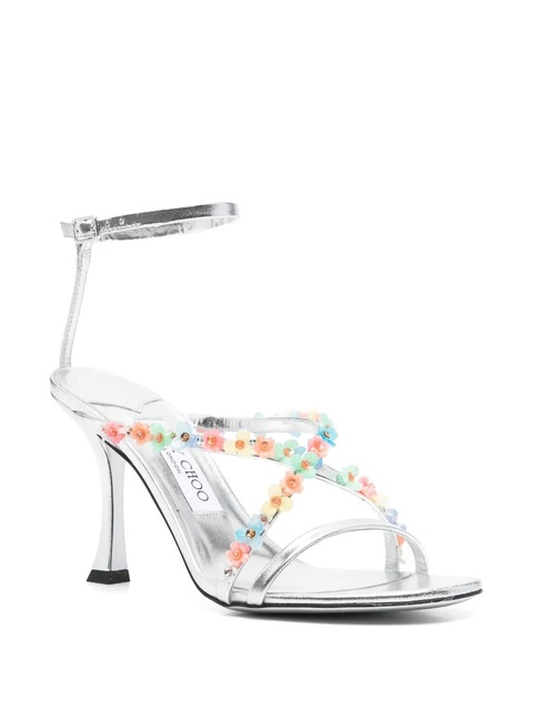 Jimmy Choo 100mm Blanche sandals - Silver - zdjęcie produktu nr 2