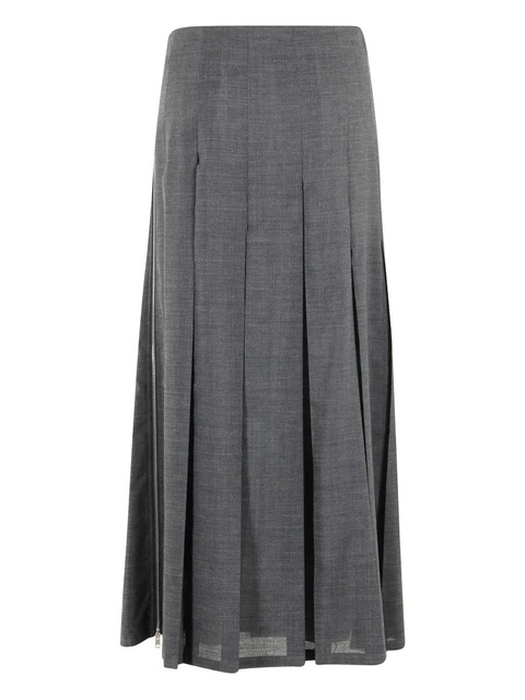 Alysi pleated skirt - Grey - zdjęcie produktu nr 2