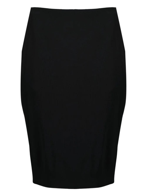 Saint Laurent Cassandre zip-fastening pencil skirt - Black - zdjęcie produktu nr 1