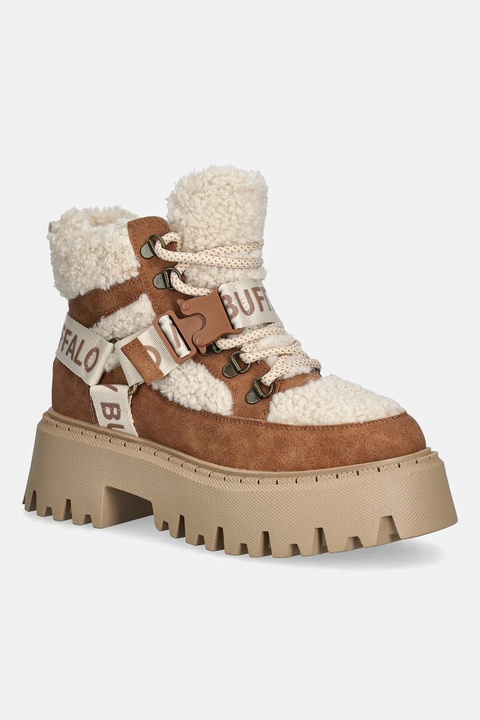 Buffalo śniegowce Aspen Com Mid Warm kolor brązowy 1622594-BEI - zdjęcie produktu nr 1
