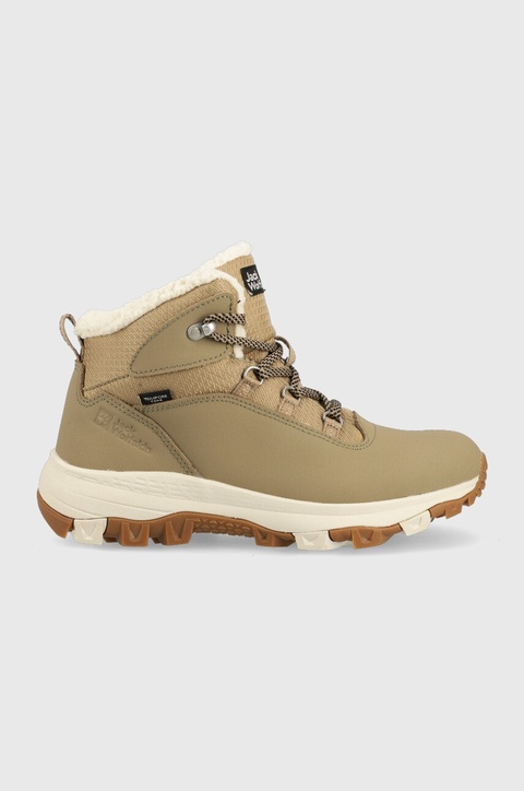 Jack Wolfskin buty Everquest Texapore Mid damskie kolor brązowy ocieplone 4053581 - zdjęcie produktu nr 1