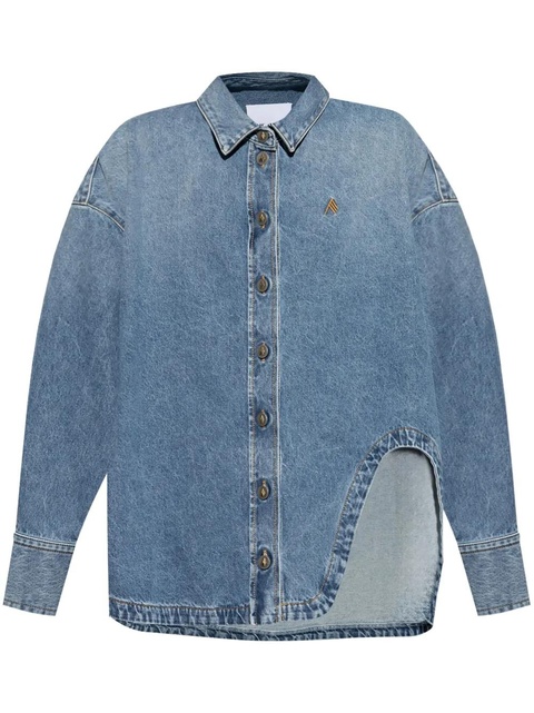 The Attico embroidered shirt - Blue - zdjęcie produktu nr 1