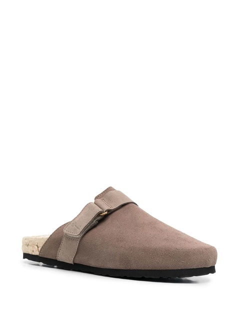Manebi suede round-toe mules - Brown - zdjęcie produktu nr 2