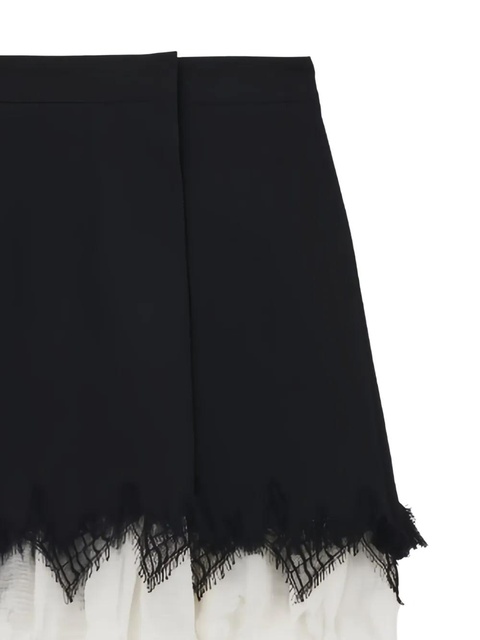 Alexander McQueen wool A-line skirt - Black - zdjęcie produktu nr 1