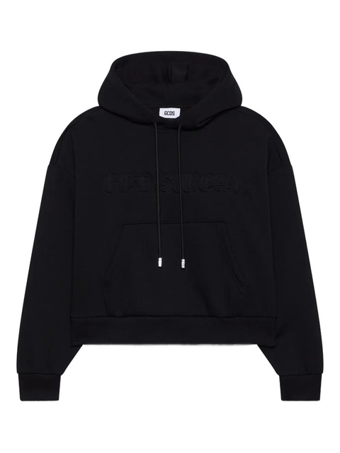 GCDS embroidery-logo hoodie - Black - zdjęcie produktu nr 1