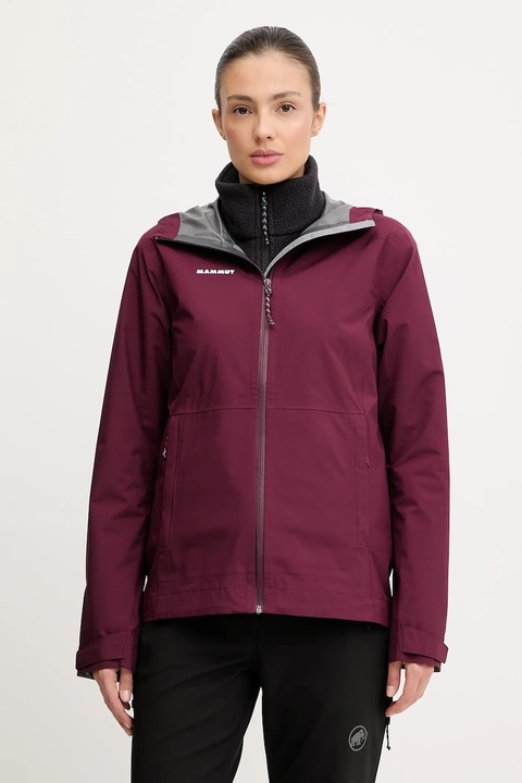 Mammut kurtka outdoorowa Linard Light kolor bordowy 1010-31500 - zdjęcie produktu nr 2