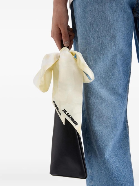 Jil Sander horse-print logo bandeau scarf - White - zdjęcie produktu nr 1