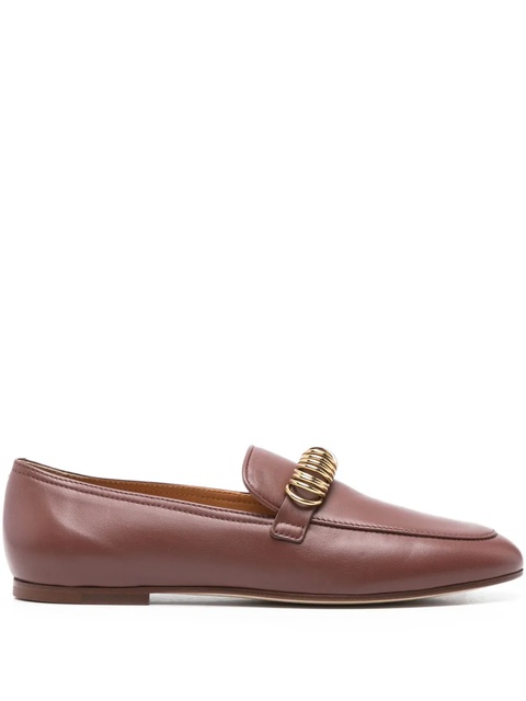 Tod's ring-embellished loafers - Brown - zdjęcie produktu nr 2