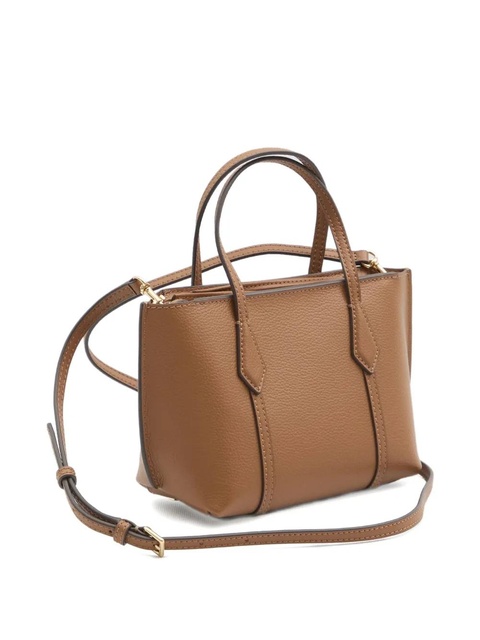 Tory Burch mini Perry zip-top leather tote bag - Brown - zdjęcie produktu nr 1